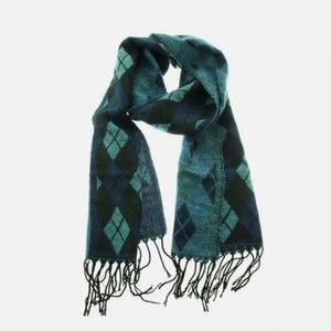 "NWOT" men's argyle scarf